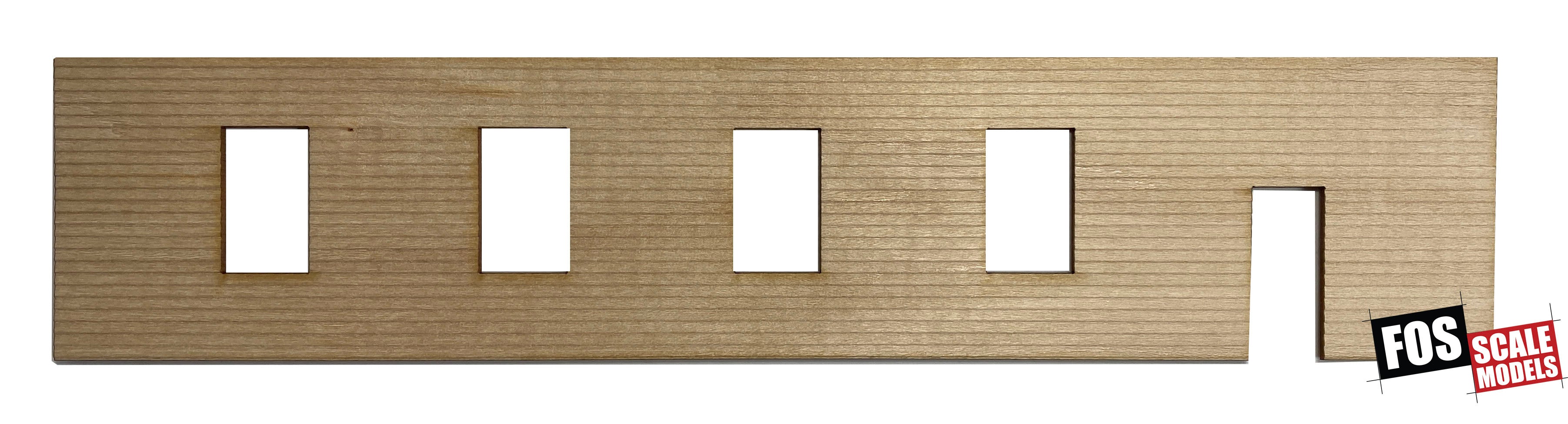 CLAPBOARD WALL SECTION - D107 HO SCALE