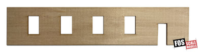 CLAPBOARD WALL SECTION - D107 HO SCALE