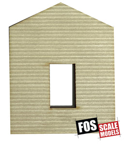 CLAPBOARD WALL SECTION - D102 HO SCALE