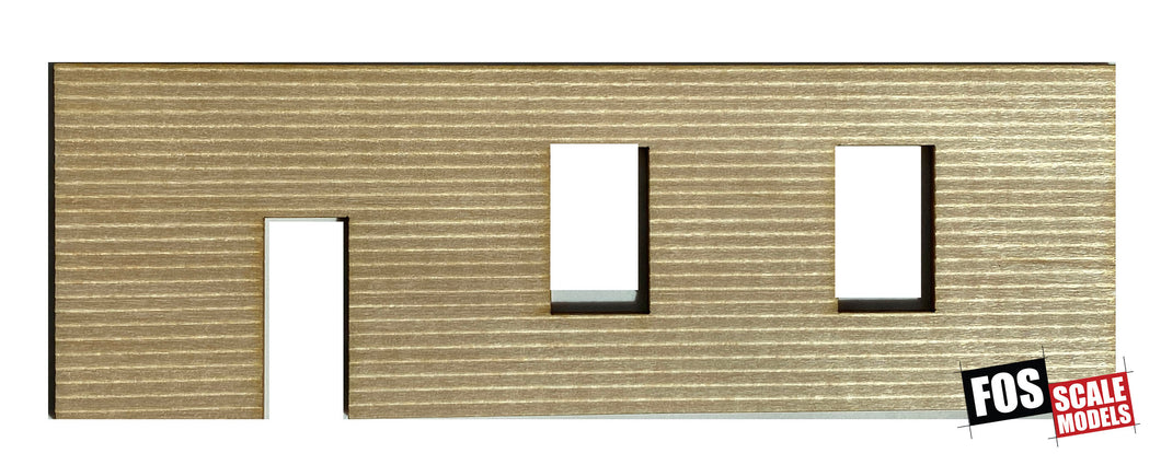 CLAPBOARD WALL SECTION - D104 HO SCALE