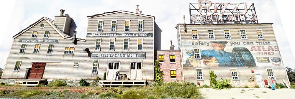 Rizzi Biscuit Co. - HO Scale Background Kit