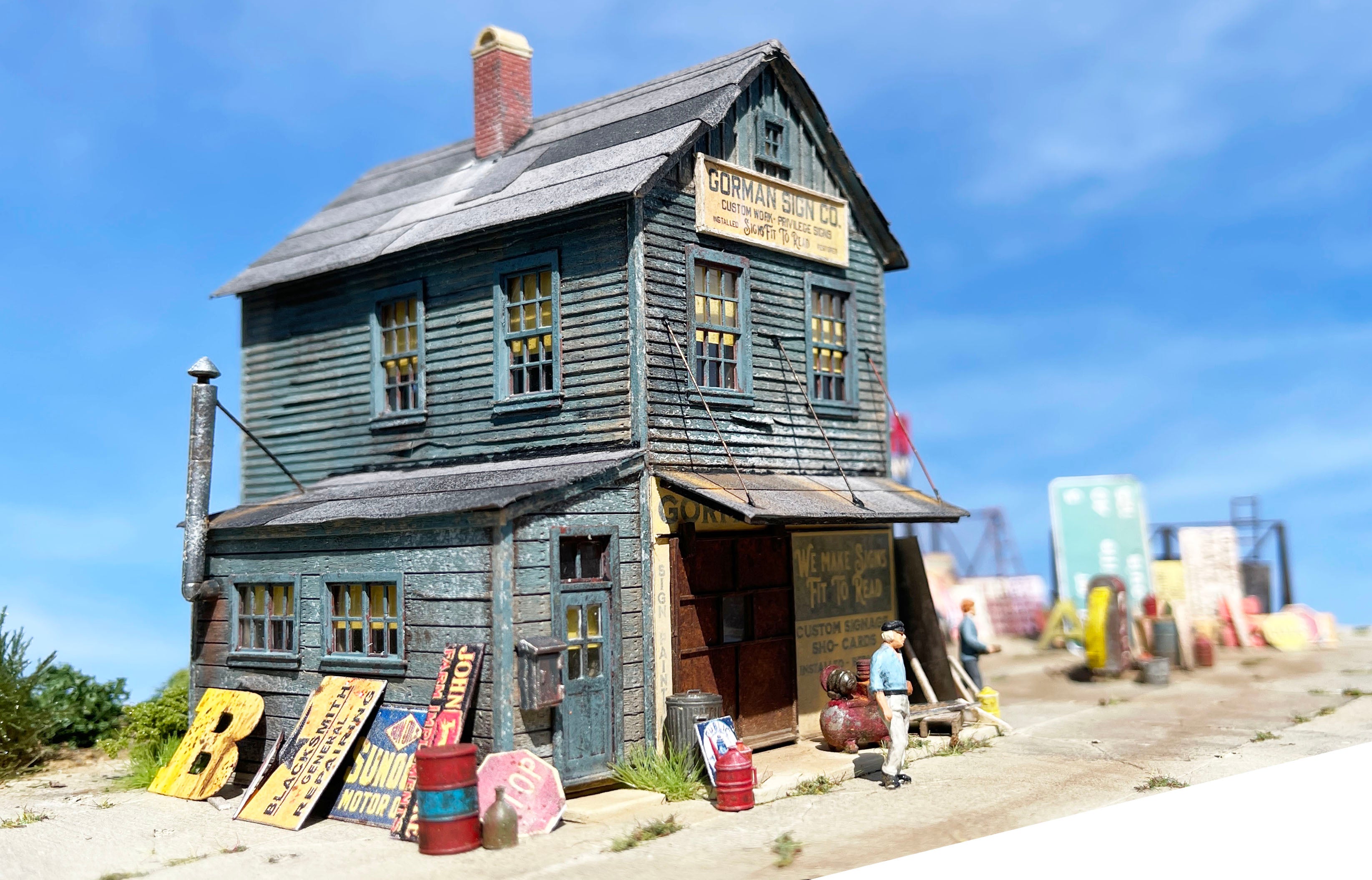 Gorman Sign Co. - HO  Scale Kit