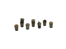 Load image into Gallery viewer, Trash Cans - Set of 7  - Resin Detail Part HO Scale