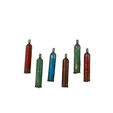 Welding Tanks (Set of 6)-  Resin Detail Part O Scale