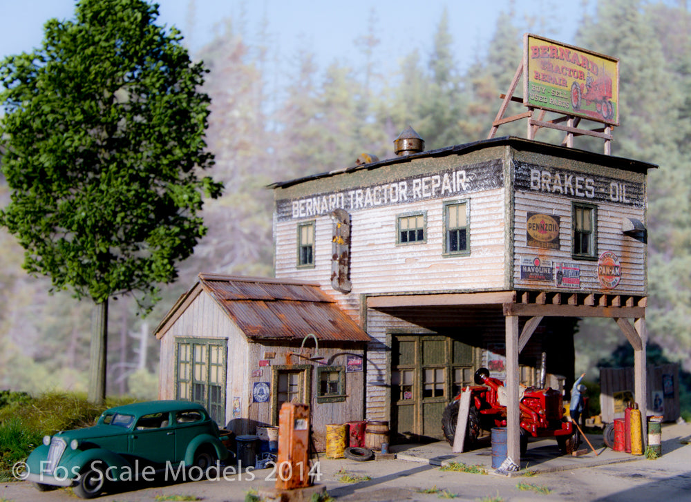 Bernard Tractor Supply - HO Scale Kit