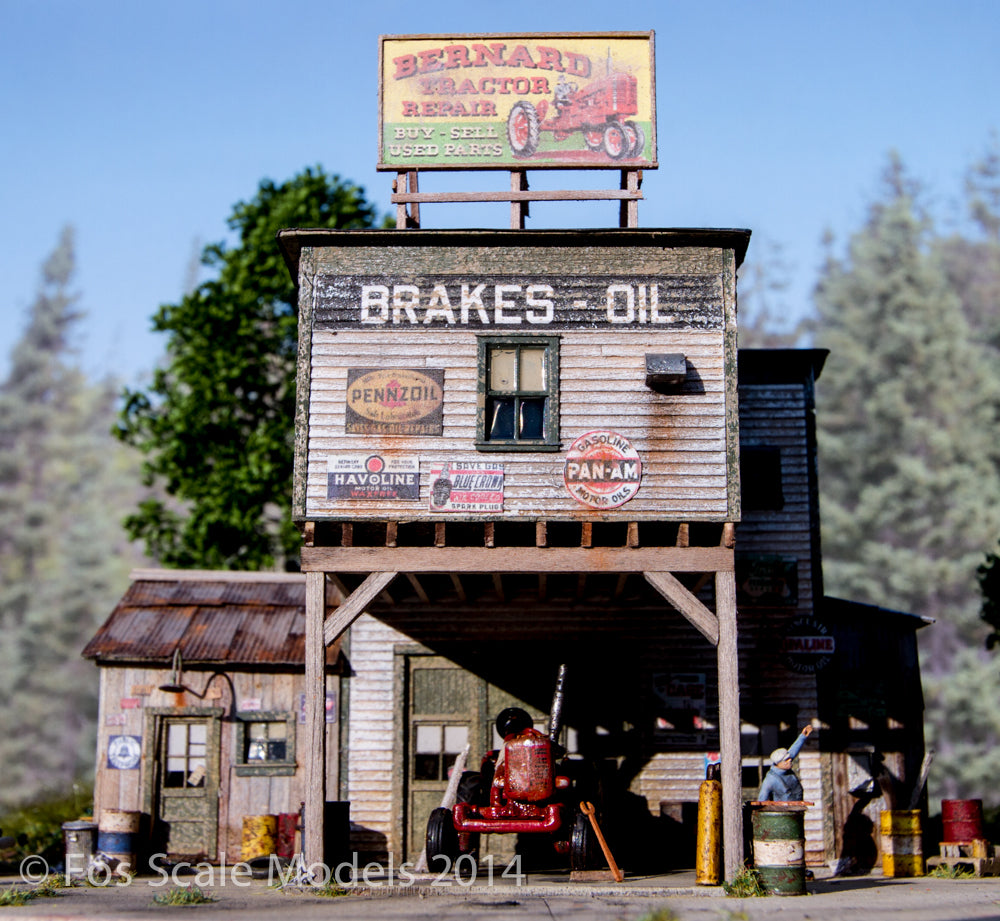 Bernard Tractor Supply - HO Scale Kit