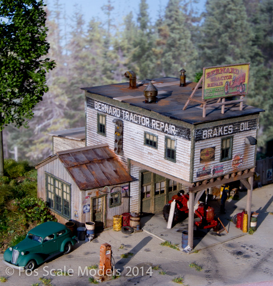 Bernard Tractor Supply - HO Scale Kit