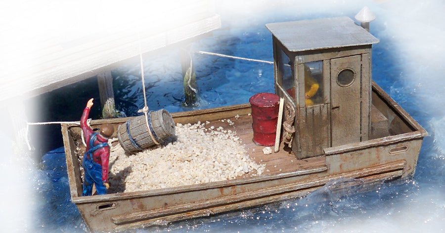 Oyster Barge - Set of Two HO Scale Kit – Fos Scale Models