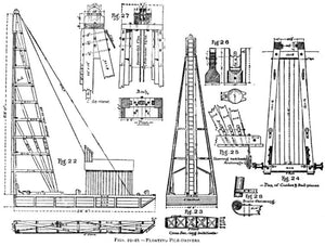 Floating Pile Driver -  HO Scale Kit