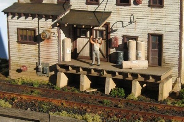 Winger Paper Bag Co. HO Scale Background Kit