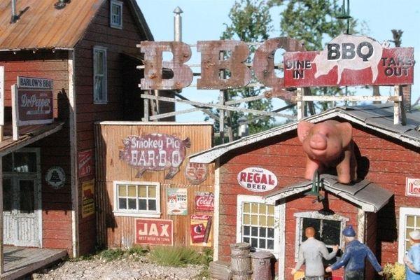 Barlow's BBQ - HO Scale Kit