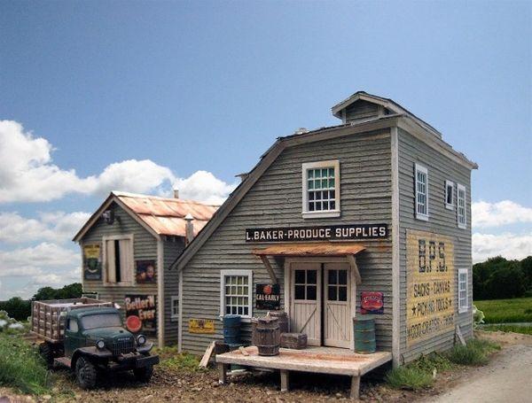 L. Baker Produce  - HO Scale  Kit
