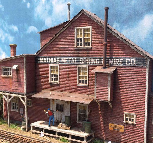 Mathias Spring & Wire Co.  - HO Scale Background Kit