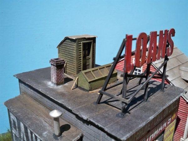 Rothman's Pawnshop & Liquor - HO Scale Kit