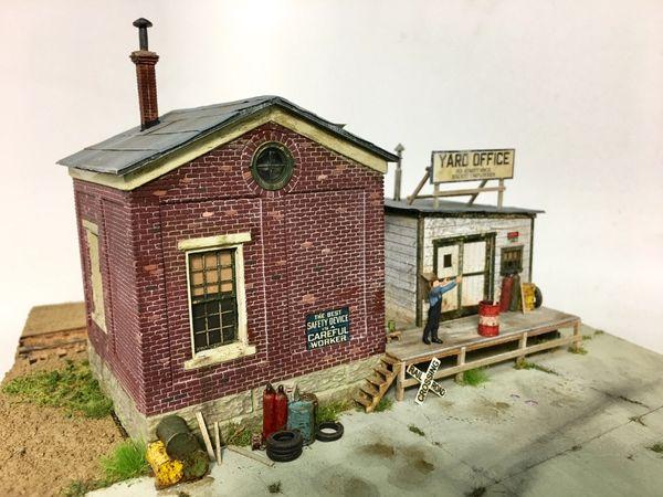 Yard Office Three - HO Scale Kit
