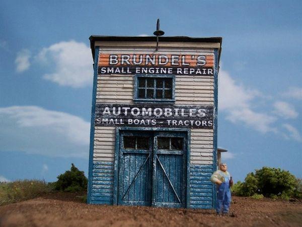 Brundel's Engine Repair - HO Scale Kit