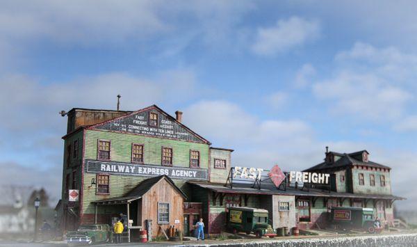 R.E.A. Freight House - HO Scale Kit