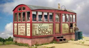Quick Lunch Diner - O Scale Kit
