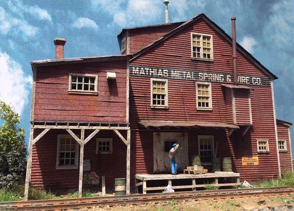 Mathias Spring & Wire Co.  - HO Scale Background Kit