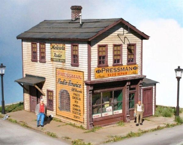 Pressman Radio Repair - HO Scale Kit