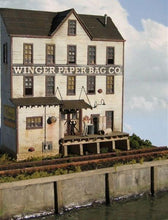Load image into Gallery viewer, Winger Paper Bag Co. HO Scale Background Kit
